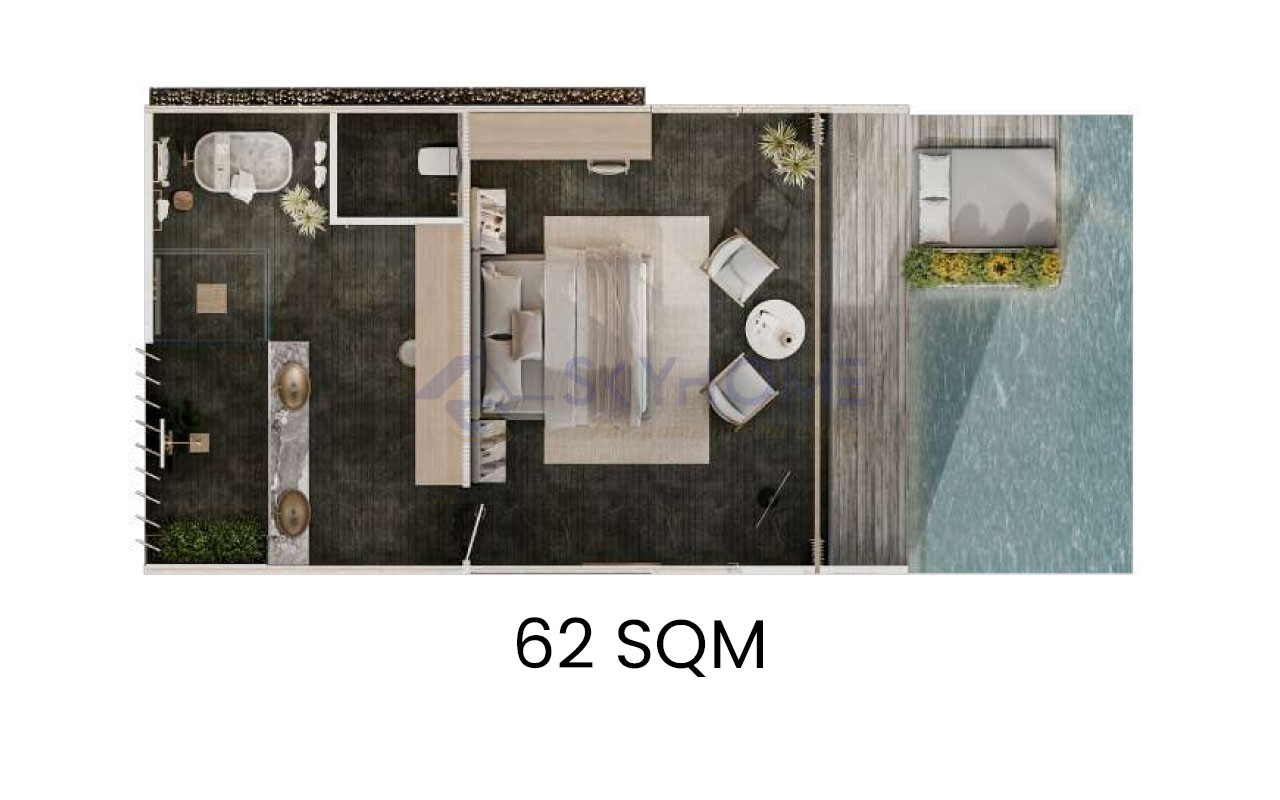 1 Bedroom Floor Plan
